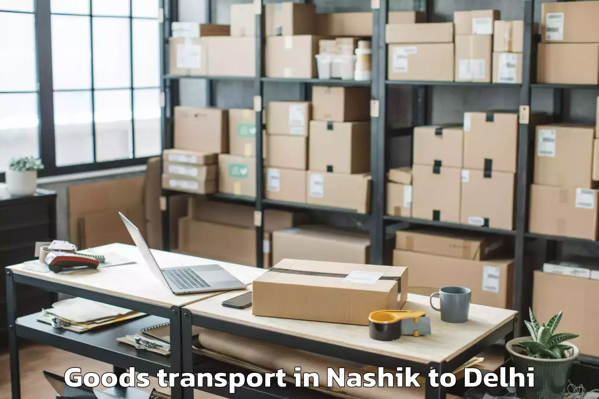 Leading Nashik to Saraswati Vihar Goods Transport Provider